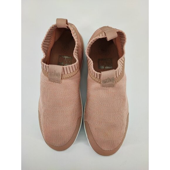 FitFlop Women's Uberknit Hi Top Pink Pull-On Sneaker Size 7.5 US - Picture 3 of 5